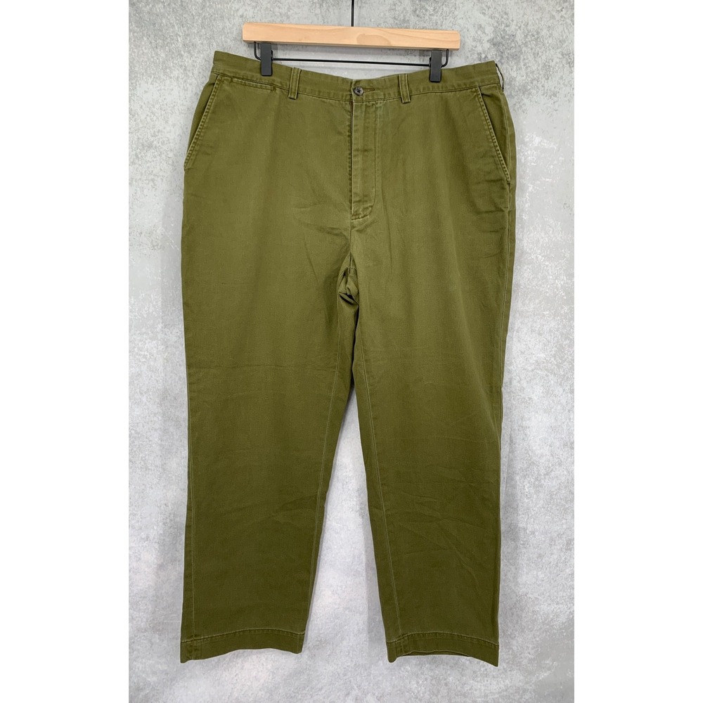 Vintage Polo Ralph Lauren Pants Mens 38x30 Green Prospect Chino Twill Classic